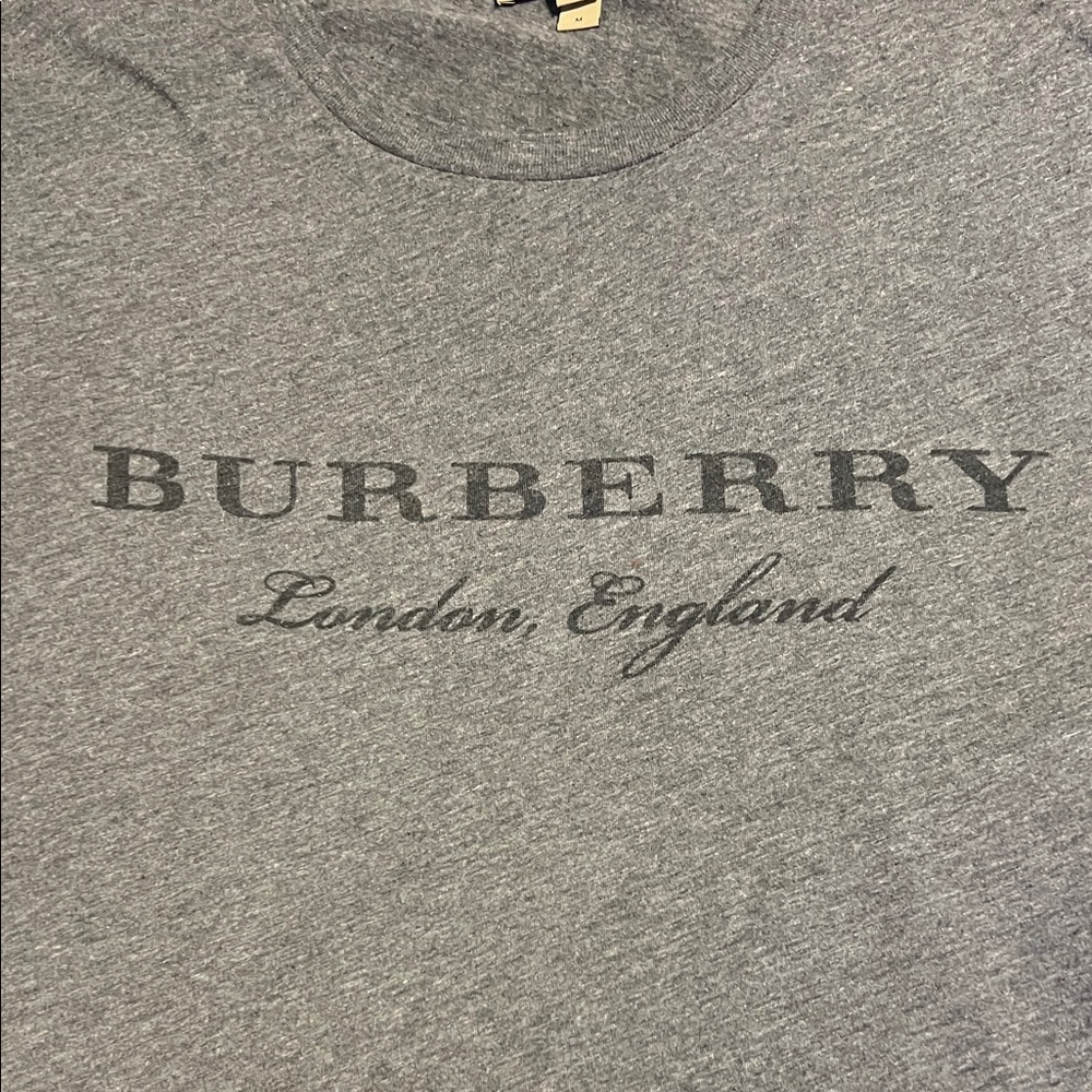 Burberry Charcoal Logo Tee